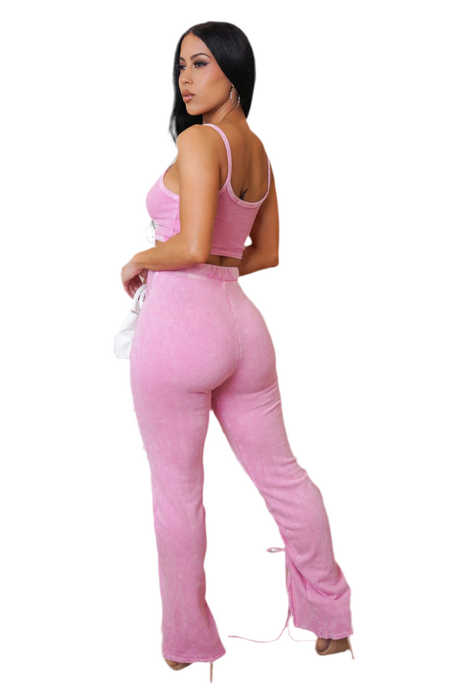 Cutie pie pant set pink
