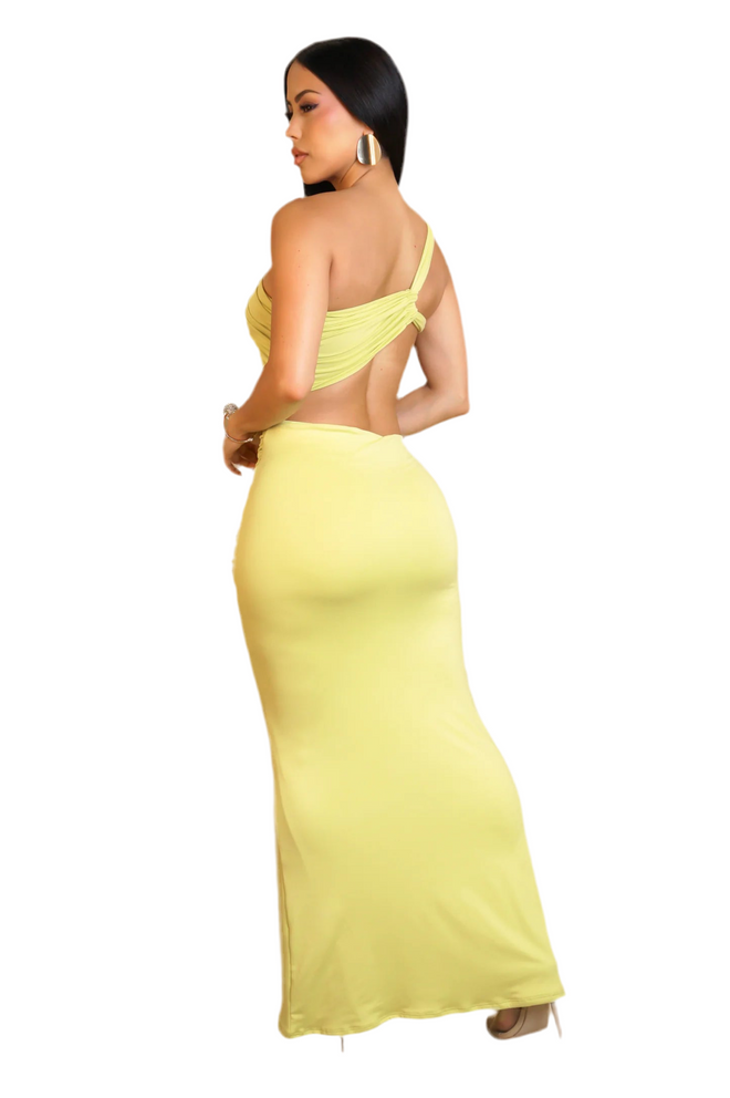 Forme maxi dress lime