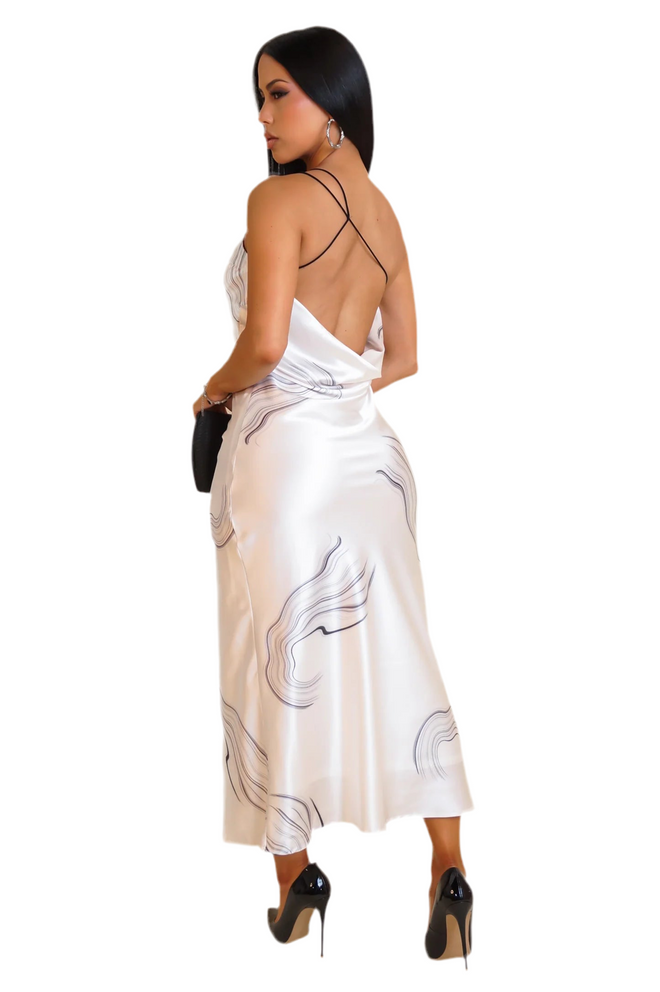 Florence midi dress white