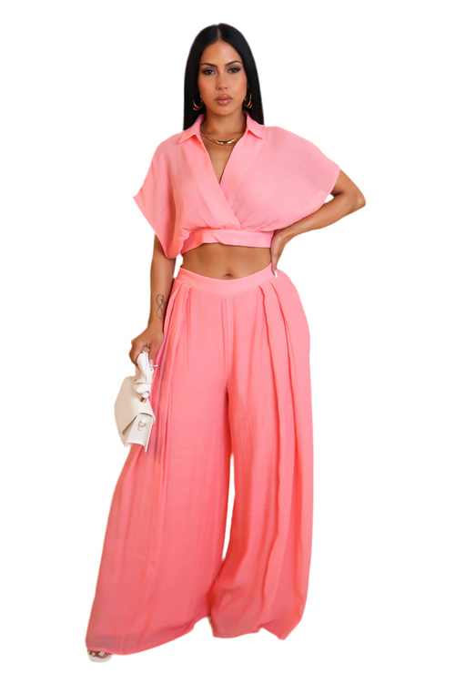 Breeze pant set pink