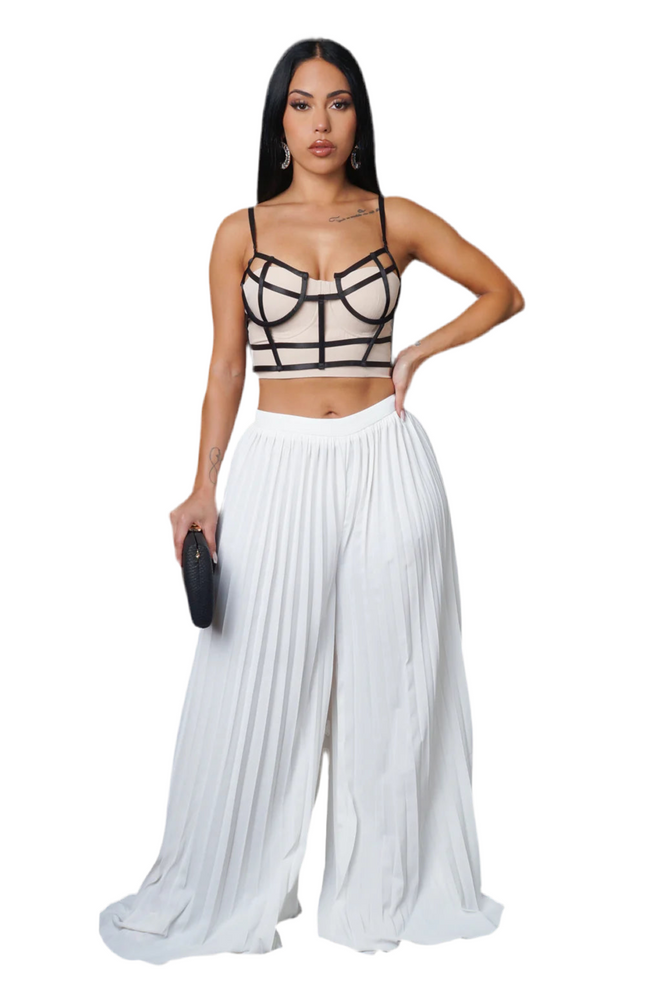 Dimanche pant set white