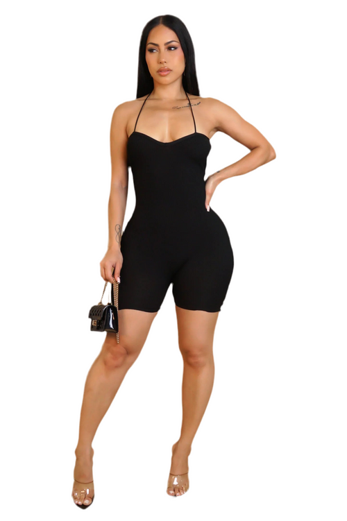 La coquette romper black