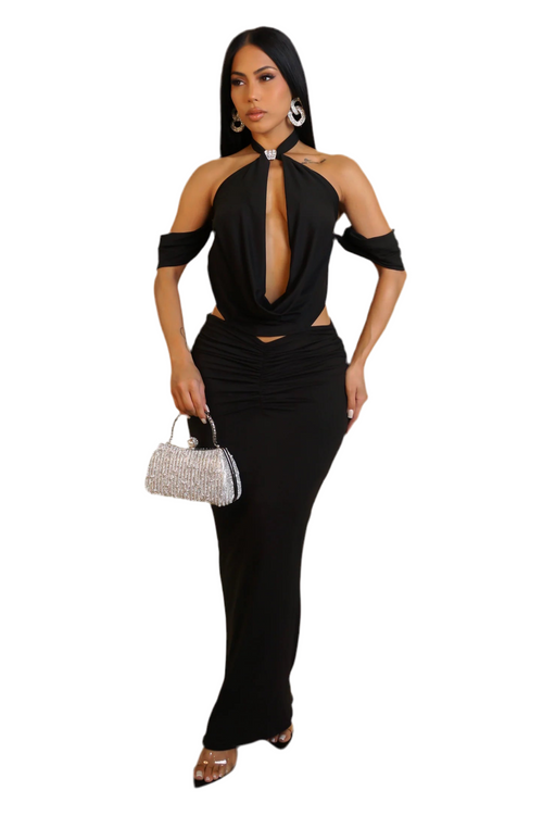 Soleil Doux maxi dress black