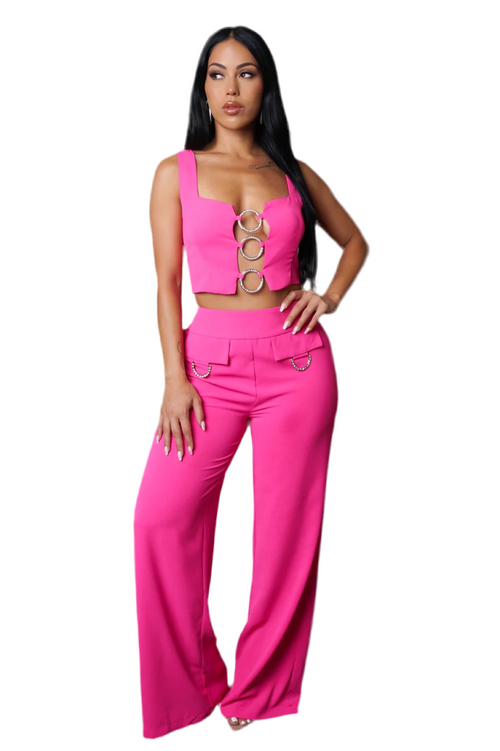 Better Together Pant set- pink