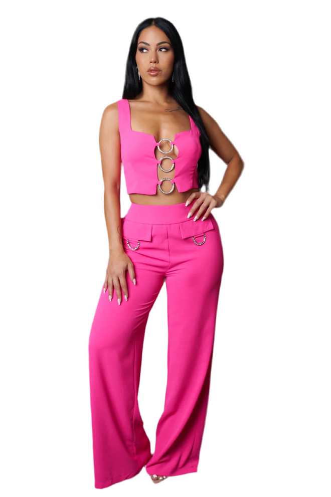 Better Together Pant set- pink
