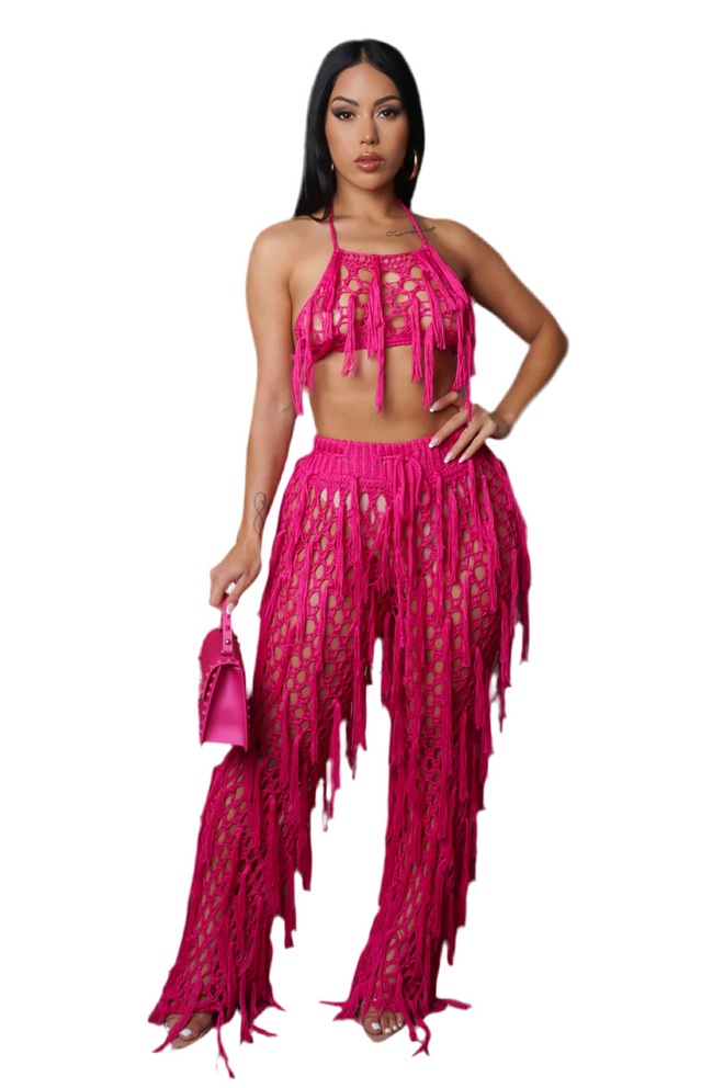 Baiser Salè pant  set pink