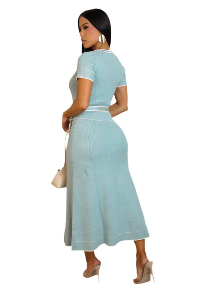 Madmoiselle de lune midi dress mint