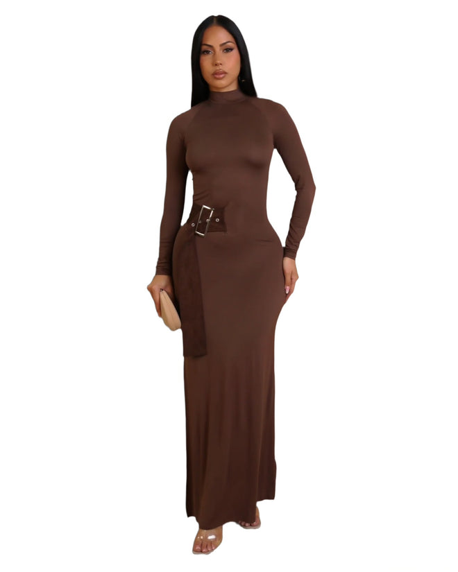 Amber Dusk maxi dress mocha