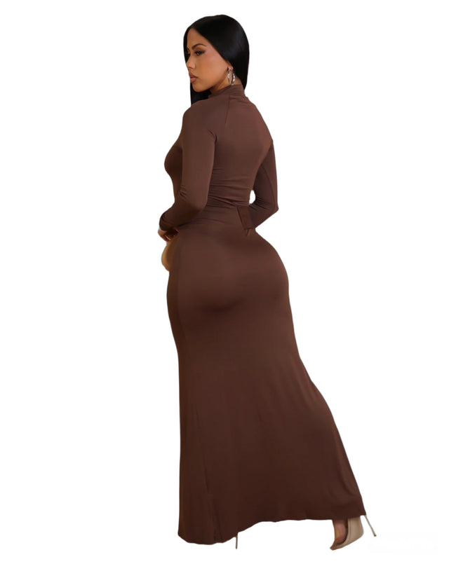 Amber Dusk maxi dress mocha