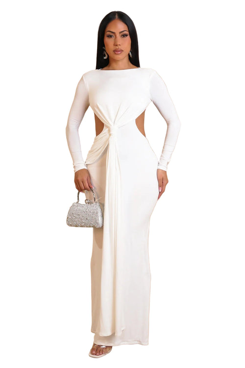 Ciel maxi dress white