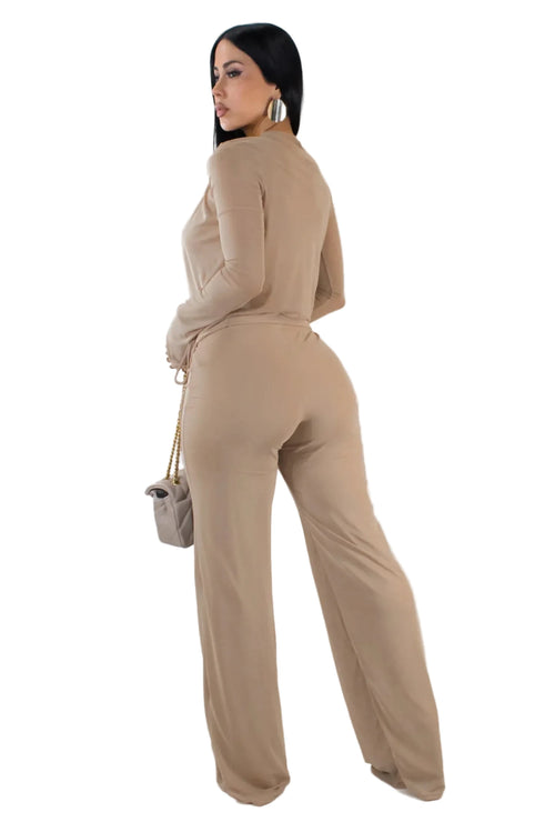 Forme Pure pant set taupe
