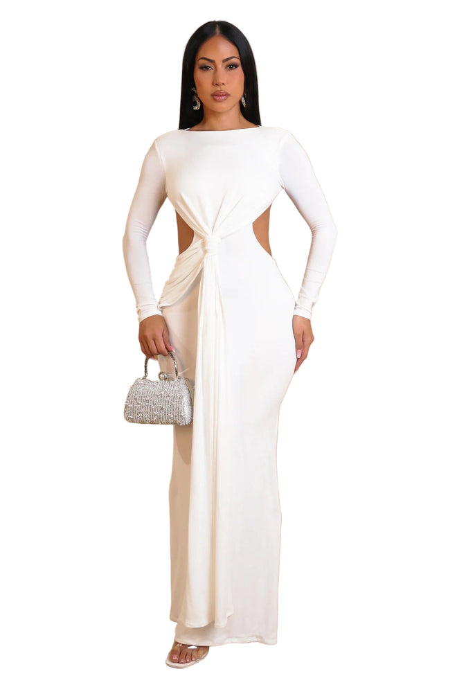 Ciel maxi dress white