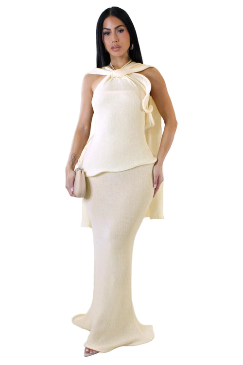 Rêve de Paris maxi dress ivory