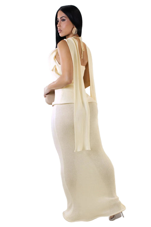 Rêve de Paris maxi dress ivory